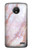 S3482 Soft Pink Marble Graphic Print Case For Motorola Moto E4