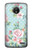 S3494 Vintage Rose Polka Dot Case For Motorola Moto E4