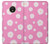 S3500 Pink Floral Pattern Case For Motorola Moto E4