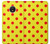 S3526 Red Spot Polka Dot Case For Motorola Moto E4