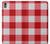 S3535 Red Gingham Case For Sony Xperia XA1