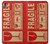 S3552 Vintage Fragile Label Art Case For Sony Xperia XA1
