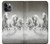S0933 White Horses Case For iPhone 11 Pro