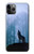 S0935 Wolf Howling in Forest Case For iPhone 11 Pro
