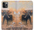 S1292 Dusty Elephant Egrets Case For iPhone 11 Pro