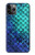 S3047 Green Mermaid Fish Scale Case For iPhone 11 Pro