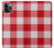 S3535 Red Gingham Case For iPhone 11 Pro
