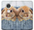 S0242 Cute Rabbit Case For Motorola Moto G7, Moto G7 Plus