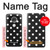 S2299 Black Polka Dots Case For Motorola Moto G7, Moto G7 Plus