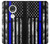 S3244 Thin Blue Line USA Case For Motorola Moto G7, Moto G7 Plus