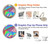 S3597 Holographic Photo Printed Graphic Ring Holder and Pop Up Grip