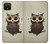 S0360 Coffee Owl Case For Google Pixel 4