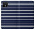 S2767 Navy White Striped Case For Google Pixel 4