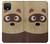 S2825 Cute Cartoon Raccoon Case For Google Pixel 4