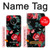 S3112 Rose Floral Pattern Black Case For OnePlus 7T