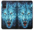 S0752 Blue Fire Grim Wolf Case For Samsung Galaxy A51