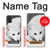 S2569 White Arctic Fox Case For Samsung Galaxy A51