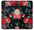 S3112 Rose Floral Pattern Black Case For Motorola Moto G8 Plus