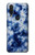 S3439 Fabric Indigo Tie Dye Case For Motorola One Action (Moto P40 Power)