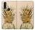 S3490 Gold Pineapple Case For Motorola One Action (Moto P40 Power)