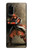 S0796 Japan Red Samurai Case For Samsung Galaxy S20