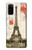 S2108 Eiffel Tower Paris Postcard Case For Samsung Galaxy S20
