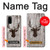 S2505 Reindeer Head Old Wood Texture Graphic Case For Samsung Galaxy S20