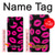 S2933 Pink Lips Kisses on Black Case For Samsung Galaxy S20 Plus, Galaxy S20+