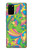 S3273 Flower Line Art Pattern Case For Samsung Galaxy S20 Plus, Galaxy S20+
