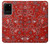S3354 Red Classic Bandana Case For Samsung Galaxy S20 Plus, Galaxy S20+