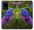 S1565 Bluebird of Happiness Blue Bird Case For Samsung Galaxy S20 Ultra