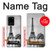 S2350 Old Paris Eiffel Tower Case For Samsung Galaxy S20 Ultra
