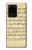 S2504 Vintage Music Sheet Case For Samsung Galaxy S20 Ultra