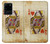 S2833 Poker Card Queen Hearts Case For Samsung Galaxy S20 Ultra