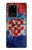 S3313 Croatia Flag Vintage Football Graphic Case For Samsung Galaxy S20 Ultra