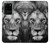 S3372 Lion Face Case For Samsung Galaxy S20 Ultra