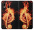 S0493 Music Note Burn Case For Samsung Galaxy A20, Galaxy A30