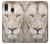 S2399 White Lion Face Case For Samsung Galaxy A20, Galaxy A30