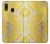 S2713 Yellow Snake Skin Graphic Printed Case For Samsung Galaxy A20, Galaxy A30