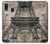 S3416 Eiffel Tower Blueprint Case For Samsung Galaxy A20, Galaxy A30
