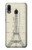 S3474 Eiffel Architectural Drawing Case For Samsung Galaxy A20, Galaxy A30