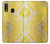 S2713 Yellow Snake Skin Graphic Printed Case For Samsung Galaxy A20e