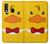 S2760 Yellow Duck Tuxedo Cartoon Case For Samsung Galaxy A20e