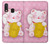 S3025 Pink Maneki Neko Lucky Cat Case For Samsung Galaxy A20e