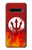 S2803 Fire Red Devil Spear Symbol Case For LG V60 ThinQ 5G