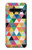 S3049 Triangles Vibrant Colors Case For LG V60 ThinQ 5G