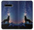 S3555 Wolf Howling Million Star Case For LG V60 ThinQ 5G