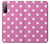 S2358 Pink Polka Dots Case For Sony Xperia 10 II