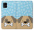 S2669 Cute Dog Paws Bones Cartoon Case For Samsung Galaxy A41