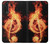 S0493 Music Note Burn Case For LG Velvet